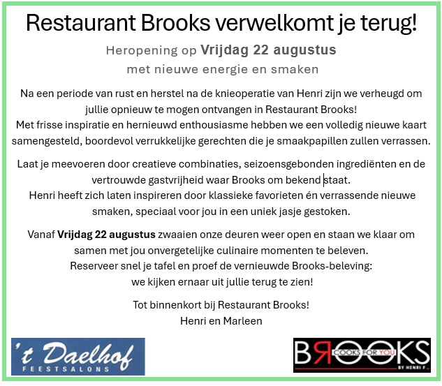 terug open